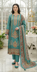 Shree Fabs Kt 341 Premium Pure Viscous Maslin Digital Printed Pakistani Suit