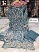 SH 2345 A Designer Jimichu With Work Pakistani Suit
