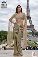Shivali 37968 Iconic Metallic Gold Indo Western