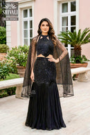 Shivali RG8/49362 Designer Black Mermaid Lehenga