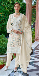 Fepic Rosemeen 1864 A Premium Organza Embroidered Work Pakistani Suit