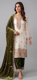 Hoor Tex HF 741 C Designer Hevay Jimmy Choo Pakistani Suit