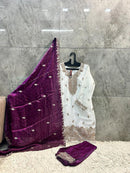 Hoor Tex HF 741 A Designer Hevay Jimmy Choo Pakistani Suit
