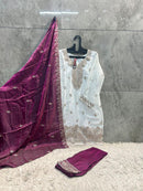 Hoor Tex HF 741 D Designer Hevay Jimmy Choo Pakistani Suit