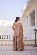 KA 1229 B Designer Zari Sequins Embroidered Work Sharara