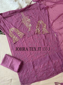 Johra Tex JT 133 J Fox Georgette Embroidered Work Pakistani Suit