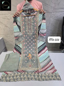 Sapphire MS 101 F Pure Viscose Maslin Digital Printed Pakistani Suit