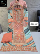 Sapphire MS 101 E Pure Viscose Maslin Digital Printed Pakistani Suit