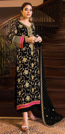 Serine S 136 A Fox Georgette Embroidered Work Pakistani Suit