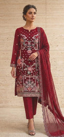 Hoor Tex HF 636 A Designer Heavy Chiffon Pakistani Suit