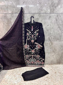 Hoor Tex HF 636 C Designer Heavy Chiffon Pakistani Suit