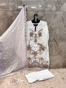Hoor Tex HF 636 B Designer Heavy Chiffon Pakistani Suit