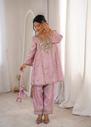 LW 9326 Designer Real Mirror Embroidered Work Suit
