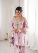 LW 9326 Designer Real Mirror Embroidered Work Suit