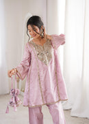 LW 9326 Designer Real Mirror Embroidered Work Suit