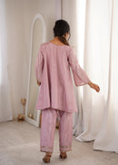 LW 9326 Designer Real Mirror Embroidered Work Suit