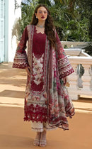 Alzohaib Az 1545 Designer Pure Cotton Embroidered Work Pakistani Suit