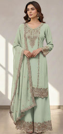 Hoor Tex HF 380 C Hevy Georgette Embroidered Work Pakistani Suit