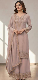 Hoor Tex HF 380 D Hevy Georgette Embroidered Work Pakistani Suit