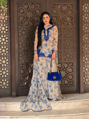 SRK 5352 Heavy Faux Georgette Embroidery Work Sharara Suit