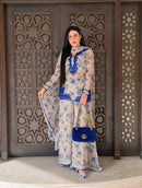 SRK 5352 Heavy Faux Georgette Embroidery Work Sharara Suit