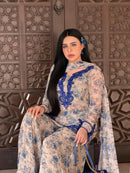 SRK 5352 Heavy Faux Georgette Embroidery Work Sharara Suit