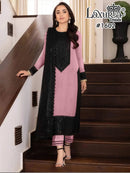 Laxuria Trendz 1602 C Designer Straight Heavy Embroidered Pakistani Suit