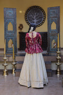 LW 7163 B Designer Sequins & Zari Embroidered Work Lehenga