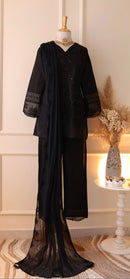 Aghajaan 1039 C Cambric Cotton Embroidered Work Suit