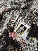 Mehbbob Tex 1680 Pure Viscose  Maslin Digital Printed Pakistani Suit