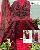 Hazzel 0386 Premium Cotton Printed And Embroidered Work Pakistani Suit