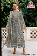 Aasha Designer 1170 Pure Cotton Printed Embroidery Work Pakistani Suit