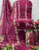 Johra Tex JT 202 Cambric Cotton Heavy Embroidery Work Pakistani Suit