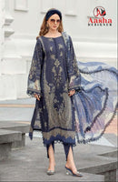Aasha Designer 1006 A Pure Cotton Exclusive Printed Pakistani Suit