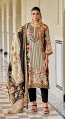 Amrutvela At 129 A Pure Viscous Maslin Digital Printed Pakistani Suit