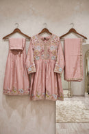 Aurraa Designer 1022 Premium Chinon Work Sharara Suit