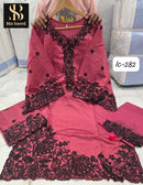 Bin Saeed IC 282 D Heavy Hand Work Cotton Pakistani Suit