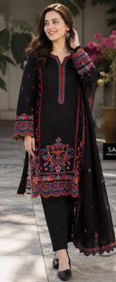 Sapphire Vol 02 Roman Silk Embroidered Work Pakistani Suit