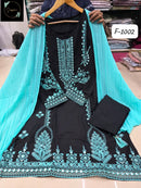 Sapphire F 1002 Sea Green Embroidered Work Pakistani Suit
