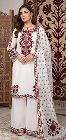 Hoor Tex 870 D Premium Rayon Embroidered Work Pakistani Suit