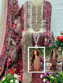 Aasha Designer 1222 B Pure Exclusive Cotton Printed Embroidery Work Pakistani Suit