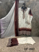 Hoor Tex HF 860 B Desiger Heavy Georgette Embroidered Work Sharara Suit