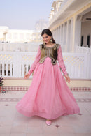 LW 9317 B Designer Sequins Embroidered Work Anarkali Gown