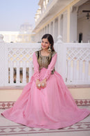LW 9317 B Designer Sequins Embroidered Work Anarkali Gown