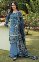 Alzohaib Az 1555 Designer Pure Cotton Patch Work Pakistani Suit