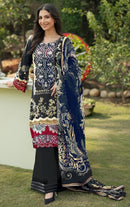 Alzohaib Az 1554 Designer Pure Cotton Patch Work Pakistani Suit