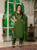 Diva 116 B Designer Multi Embroidery Thread Hand Work Suit