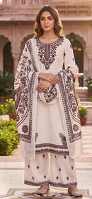 Hoor Tex 868 B Heavy Rayon Embroidered Work Pakistani Suit