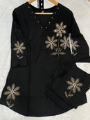 Diva 122 B Heavy Rayon Multi Embroidery Thread Work Co Ords Set