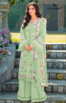 Florent 1096 C Cambric Cotton Heavy Embroidery Work Pakistani Suit